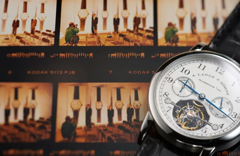 A. Lange & Söhne Tourbillon Pour le Mérite of Günter Blümlein with limitation number 1/50 on contact sheets