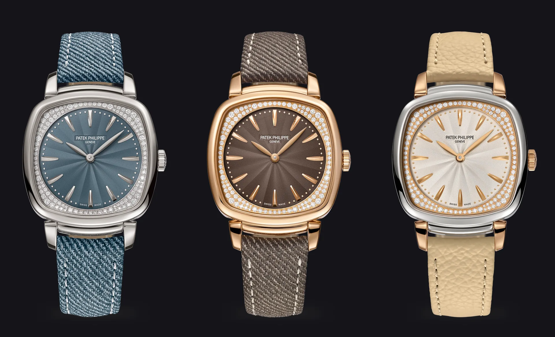Patek Philippe Gondolo Ladies First references 7043G in white gold, 7043R in rose gold and 7043GR in white and rose gold